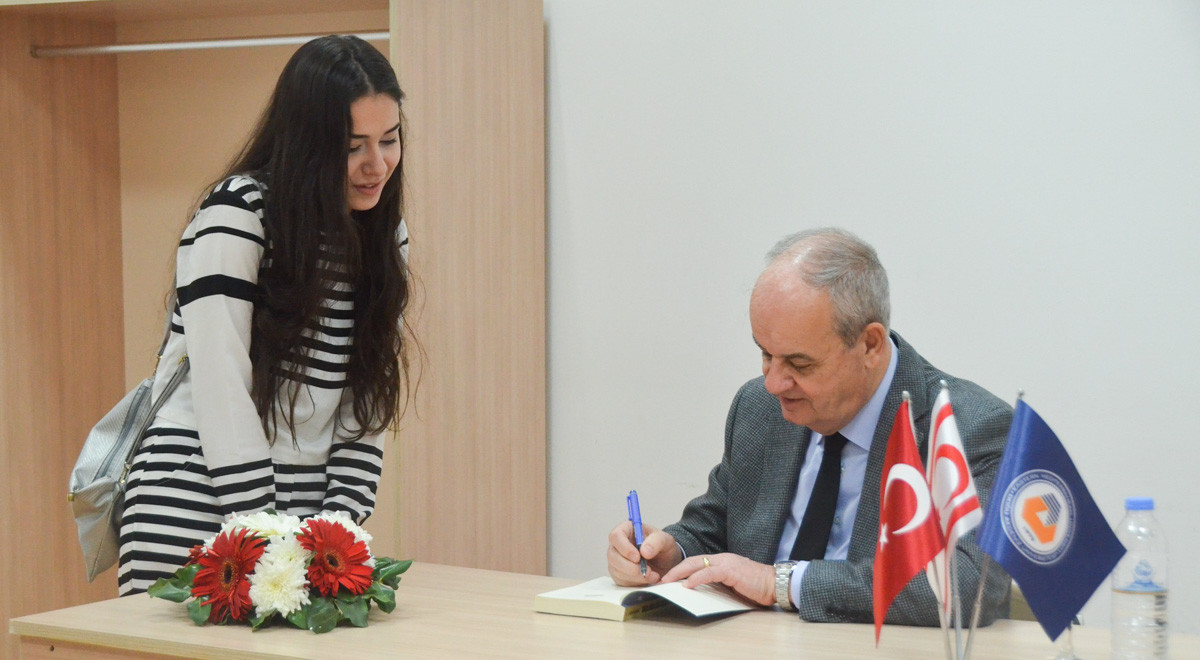 26th Commander of the Turkish Armed Forces (Ret.) İlker Başbuğ Comes Together with Students at EMU