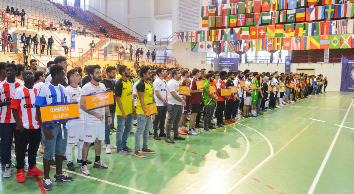KKTC’nin En Büyük Uluslararası Öğrenci Organizasyonu DAÜ Cup of Nation Futsal 2018 Başladı