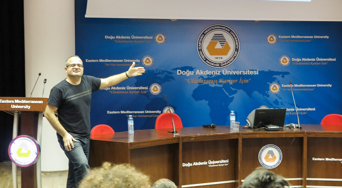 Famous Turkish Physicist Prof. Dr. Bayram Tekin Delivers Presentation at EMU