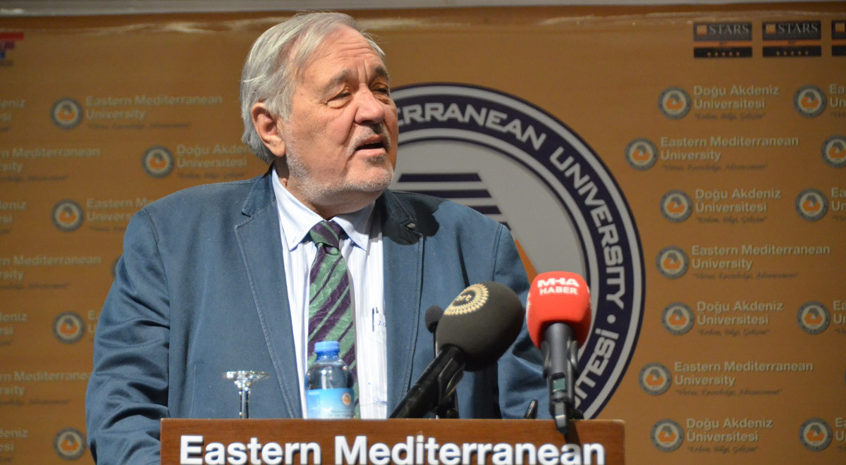 Famous History Professor İlber Ortaylı Meets with Students at EMU