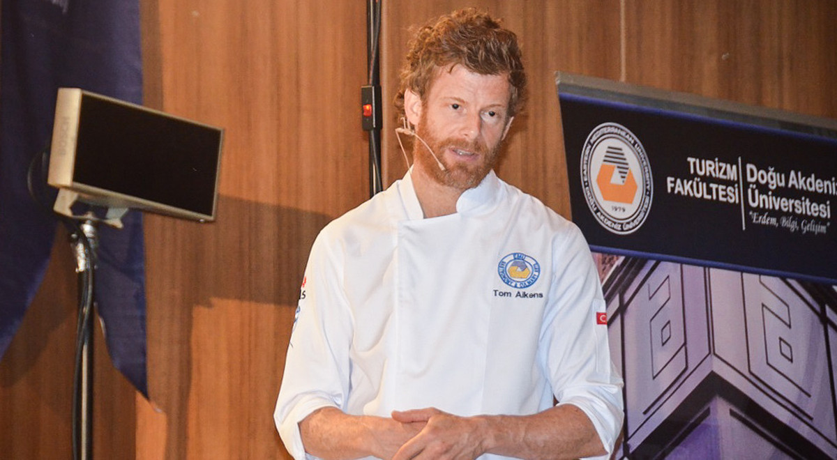 EMU Tourism Faculty Hosts Youngest Michelin Star Awarded British Chef Tom Aikens