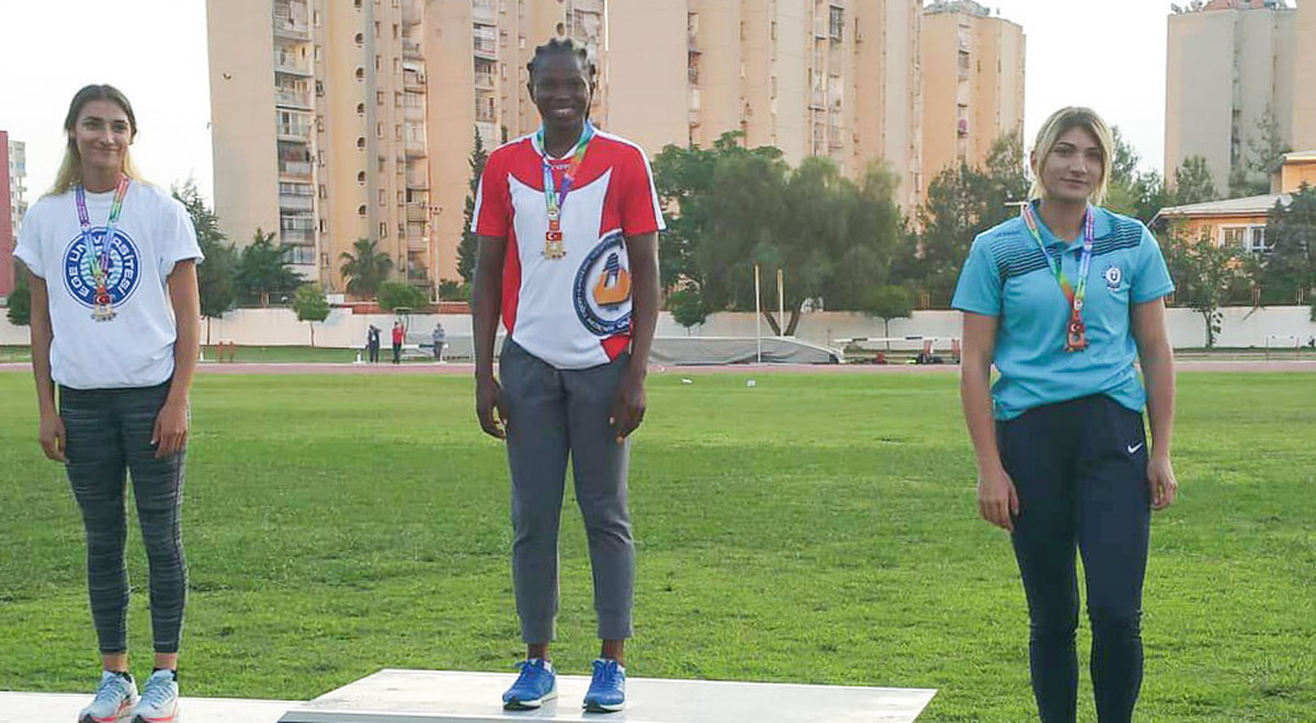 EMU’s Olympic Athlete Ese Brume Jumps to a World Lead