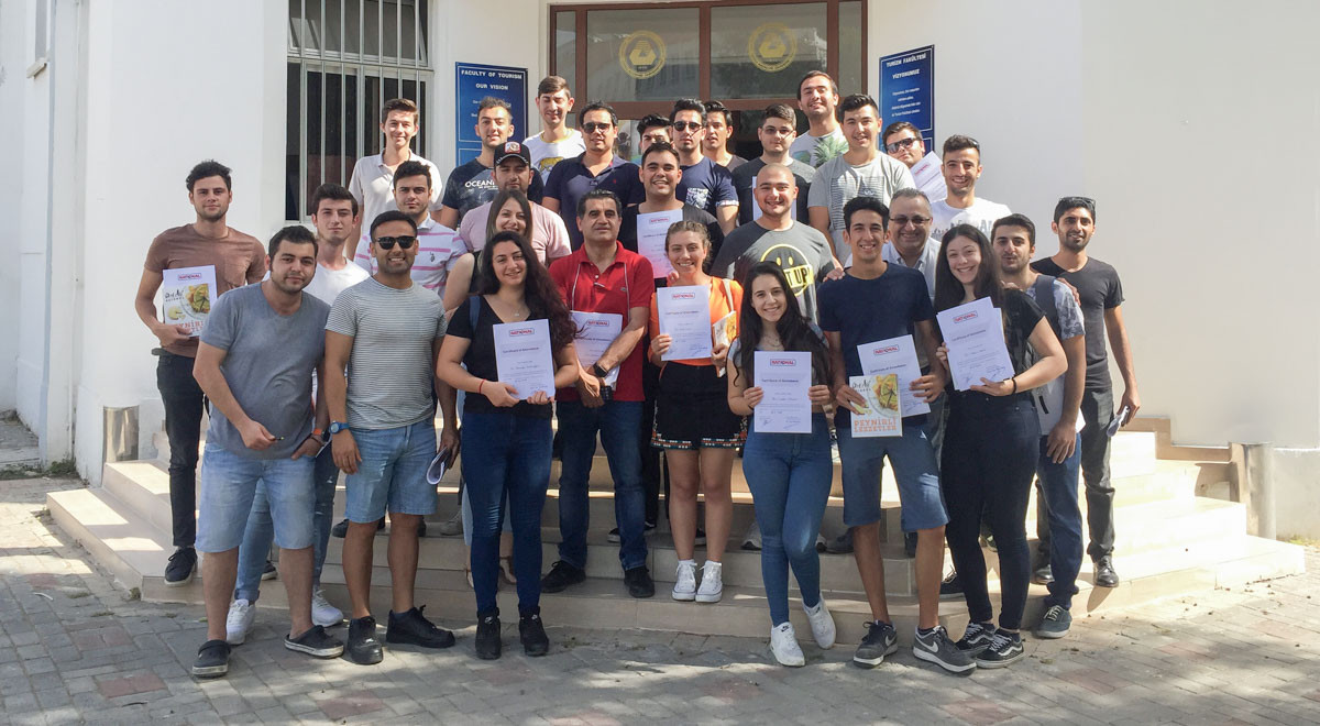 EMU Faculty of Tourism, Department of Gastronomy and Culinary Arts Students Obtain Rational Certificates