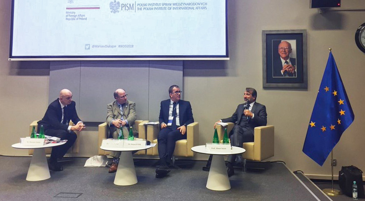 EMU Academic Staff Prof. Dr. Sözen Delivered a Speech at Warsaw Dialogue for Democracy 2018 Conference