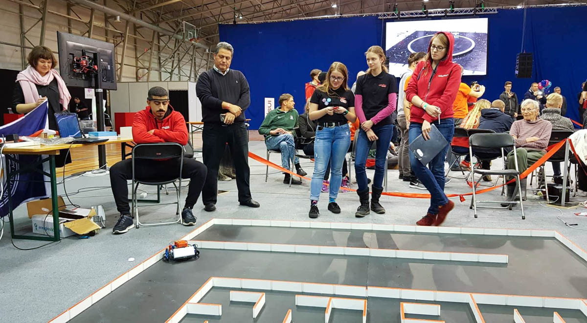 EMU IEEE Robotics Team Wins Robotex 2018