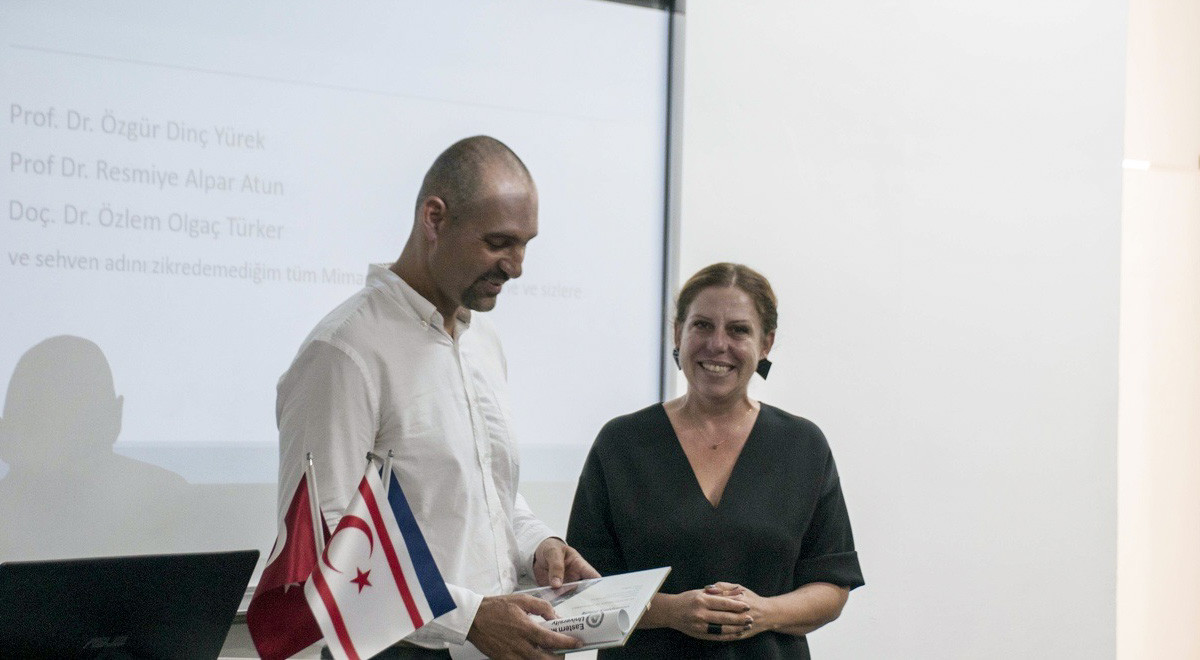 Guest of EMU Faculty of Architecture and INTBAU Joint Event was Assist. Prof. Dr. Bülent Kızılduman