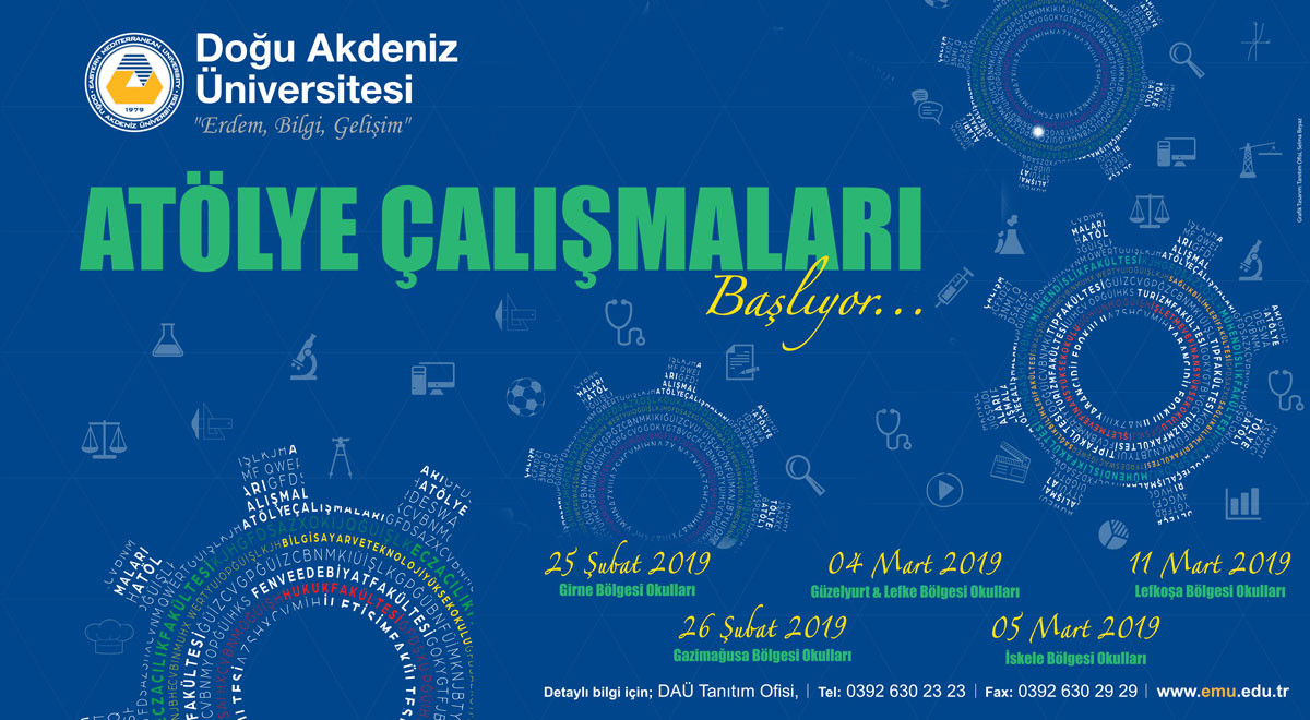 DAÜ’de Liselere Yönelik Düzenlenen Atölye Çalışmaları Başlıyor