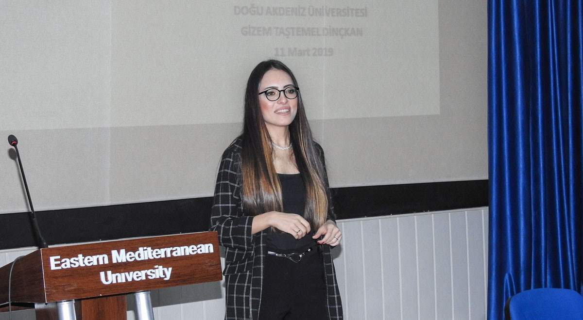 DAÜ Mezunu Gizem Taştemel Dinçkan Kariyerini Anlattı