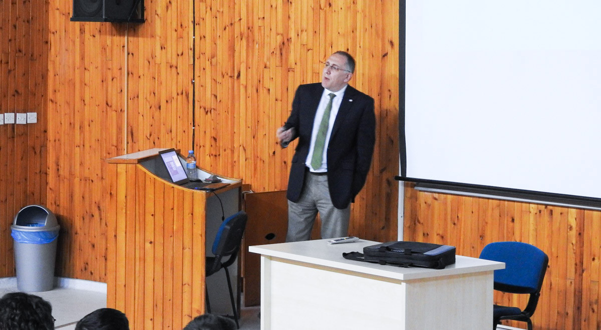 Boğaziçi University Vice Rector Gives Talk at EMU