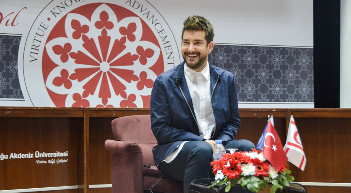 Famous Actor Enis Arıkan Delivered a Talk at EMU
