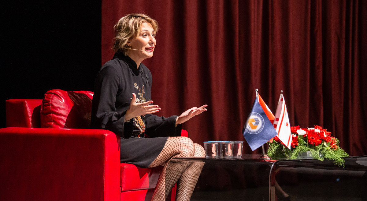 Famous Artist Gülse Birsel Delivered a Talk at EMU