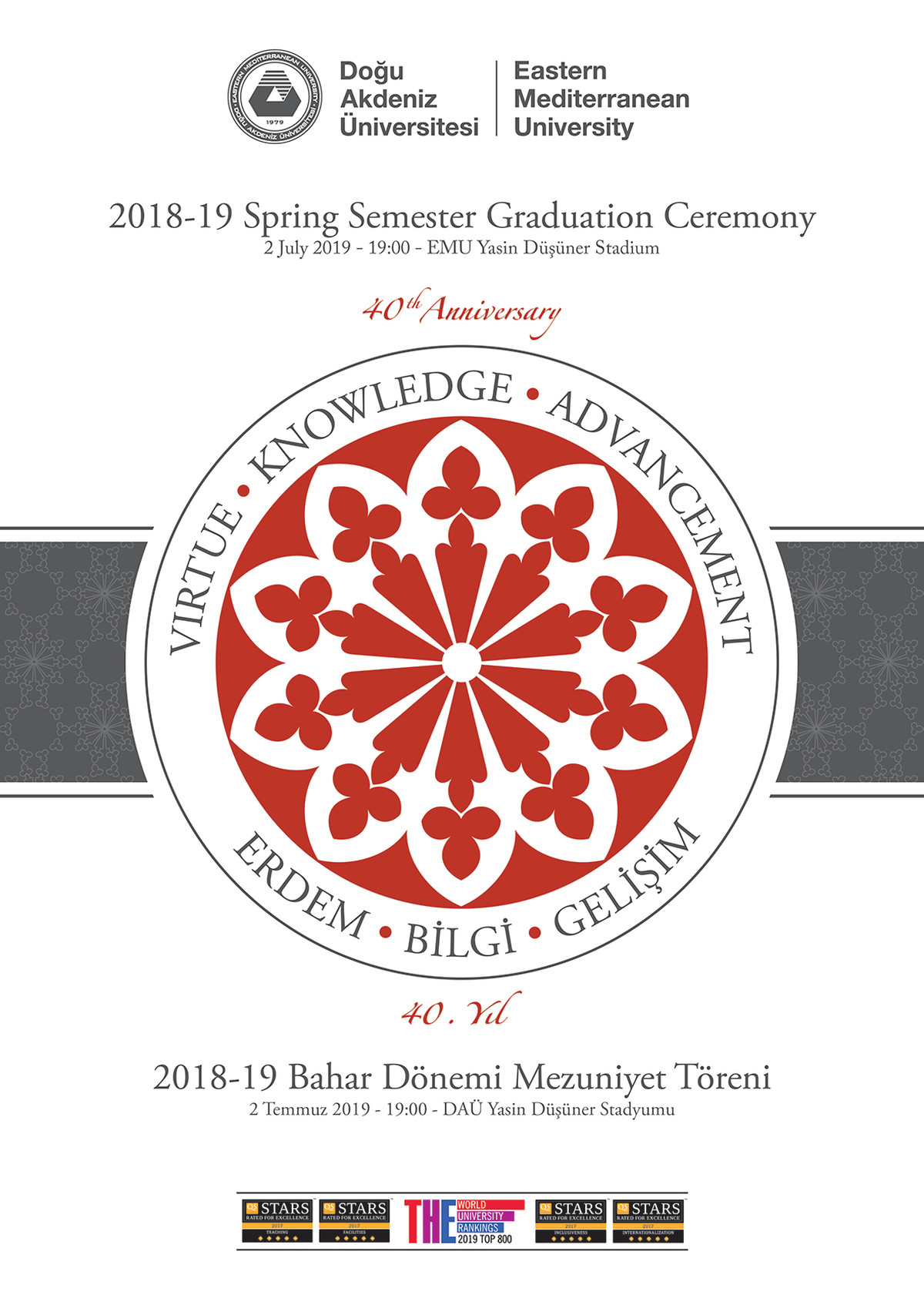 EMU is Ready for the 2018-2019 Academic Year Spring Semester Graduation Week