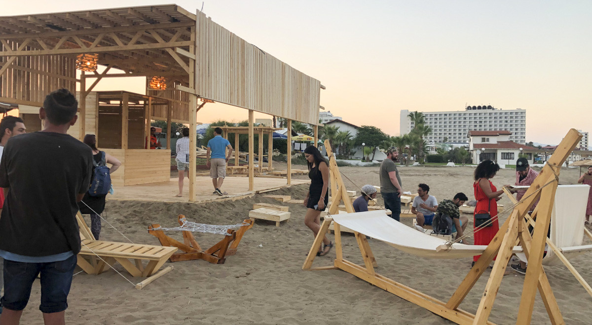 EMU Architecture Department Students Carry Out Design / Implement Project