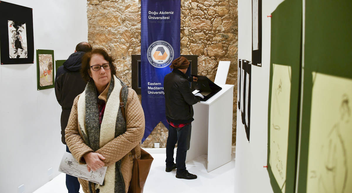 DAÜ Sanat Etkinlikleri Günay Güzelgün Sergisiyle Devam Etti