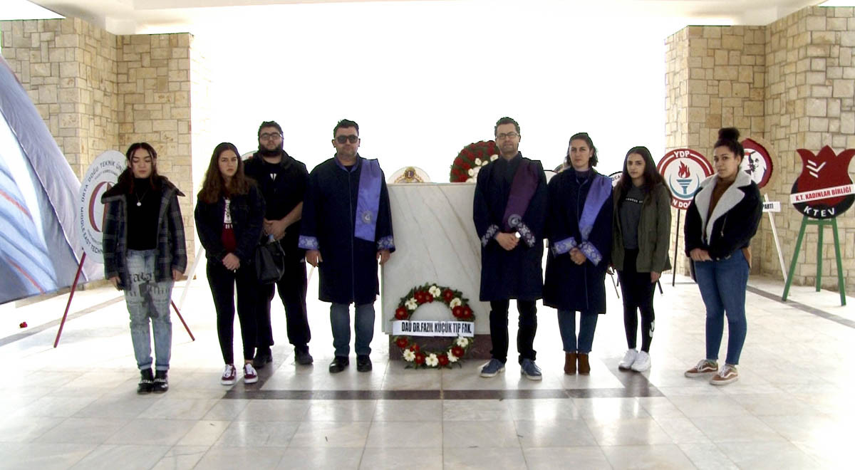 Dr. Fazıl Küçük, was Commemorated by Dr. Fazıl Küçük Faculty of Medicine by His Grave