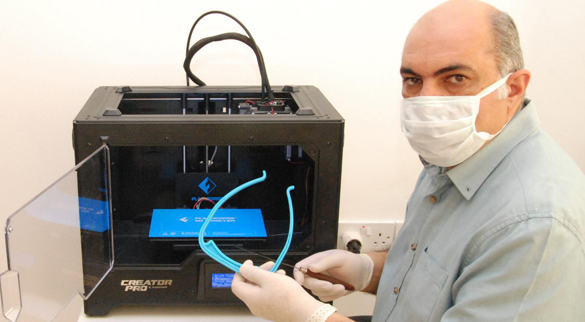 Support from “Cypriot Friends” to the Faculty of Communication and Media Studies, on the Medical Shield Project