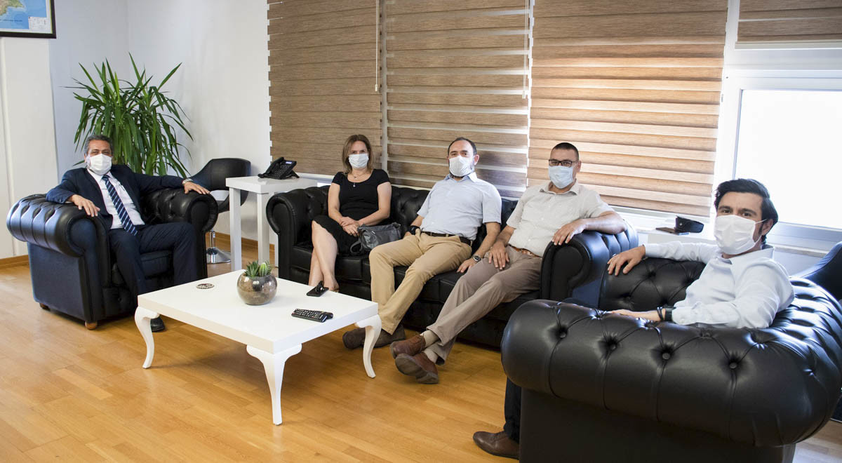 KTMMOB Visits EMU Acting Rector Prof. Dr. Hasan Demirel