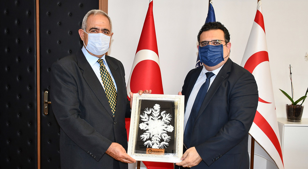 KBÜ Rektörü’nden DAÜ’ye Ziyaret