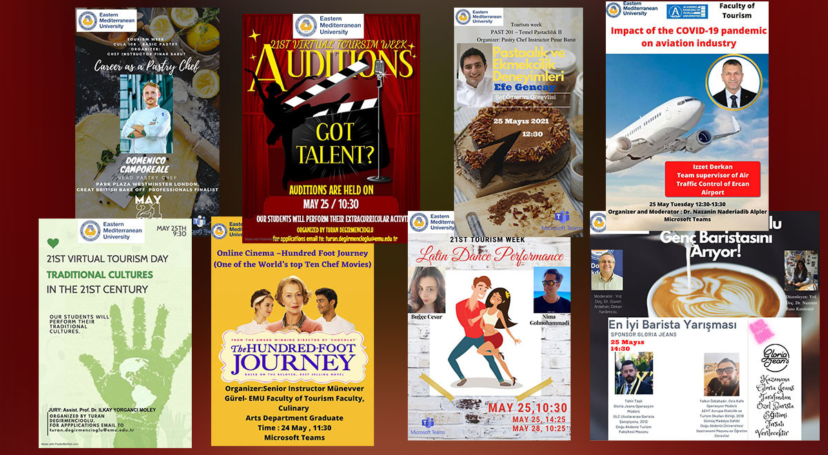 DAÜ Turizm Fakültesi 21. Turizm Haftası “Turizmi Yeniden Başlatmak” Teması ile Başladı