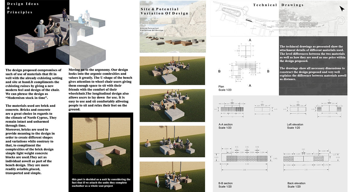 The Second Urban Furniture Design Ideas Competition Conducted by EMU and Famagusta Municipality Completed