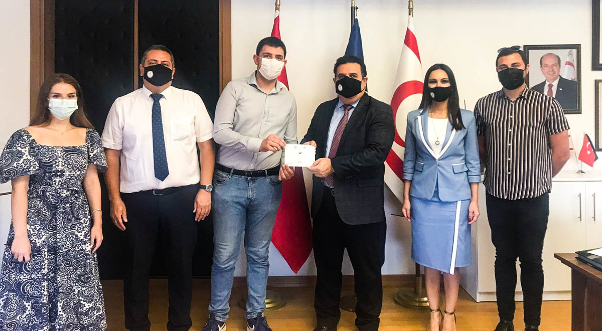 Kıbrıs Türk Gençlik Kongresi’nden DAÜ Rektörü Prof. Dr. Aykut Hocanın’a Ziyaret