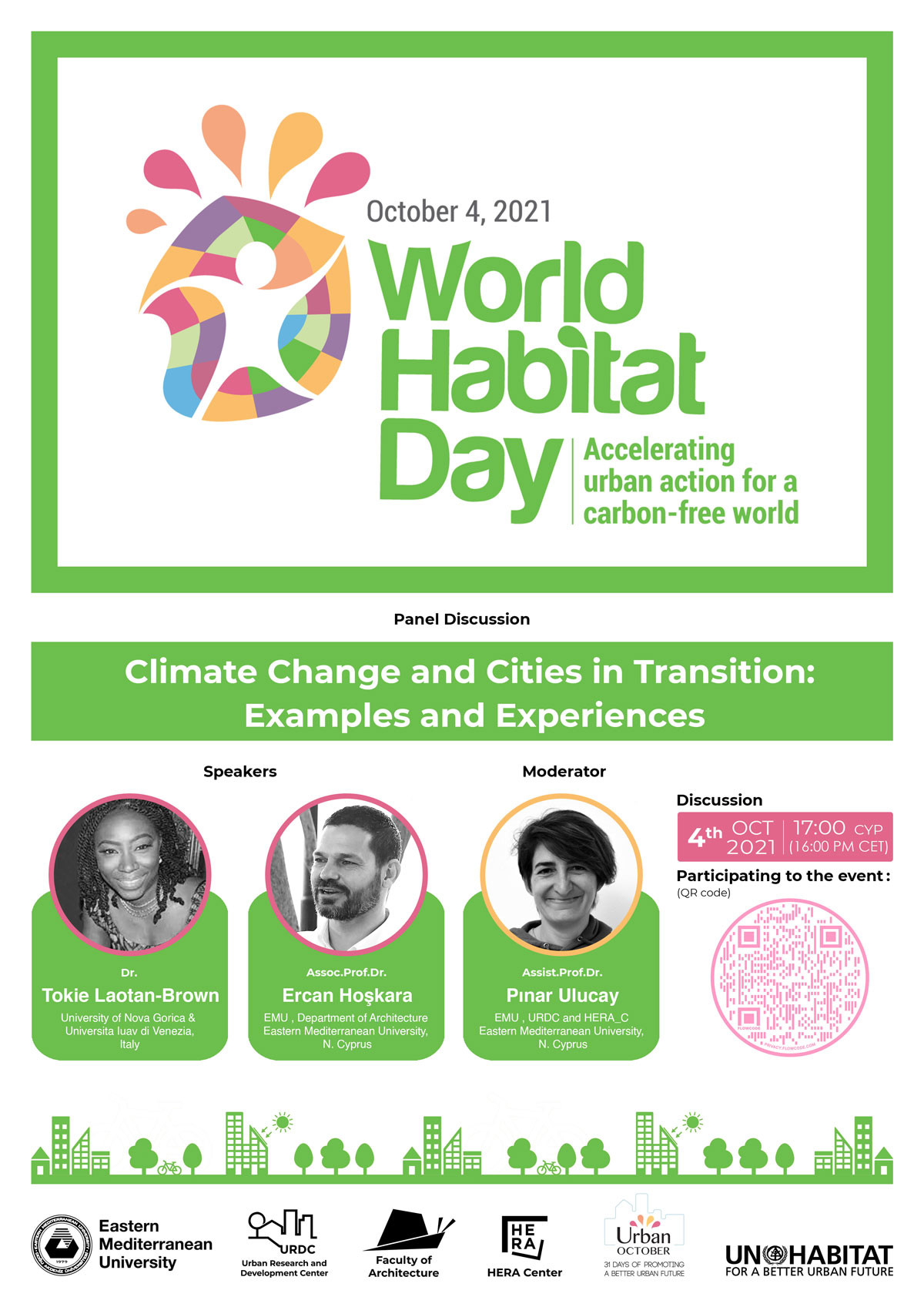 EMU URDC and EMU HERA-C Organised a Panel Titled “Climate Change and Cities in Transition: Examples and Experiences’