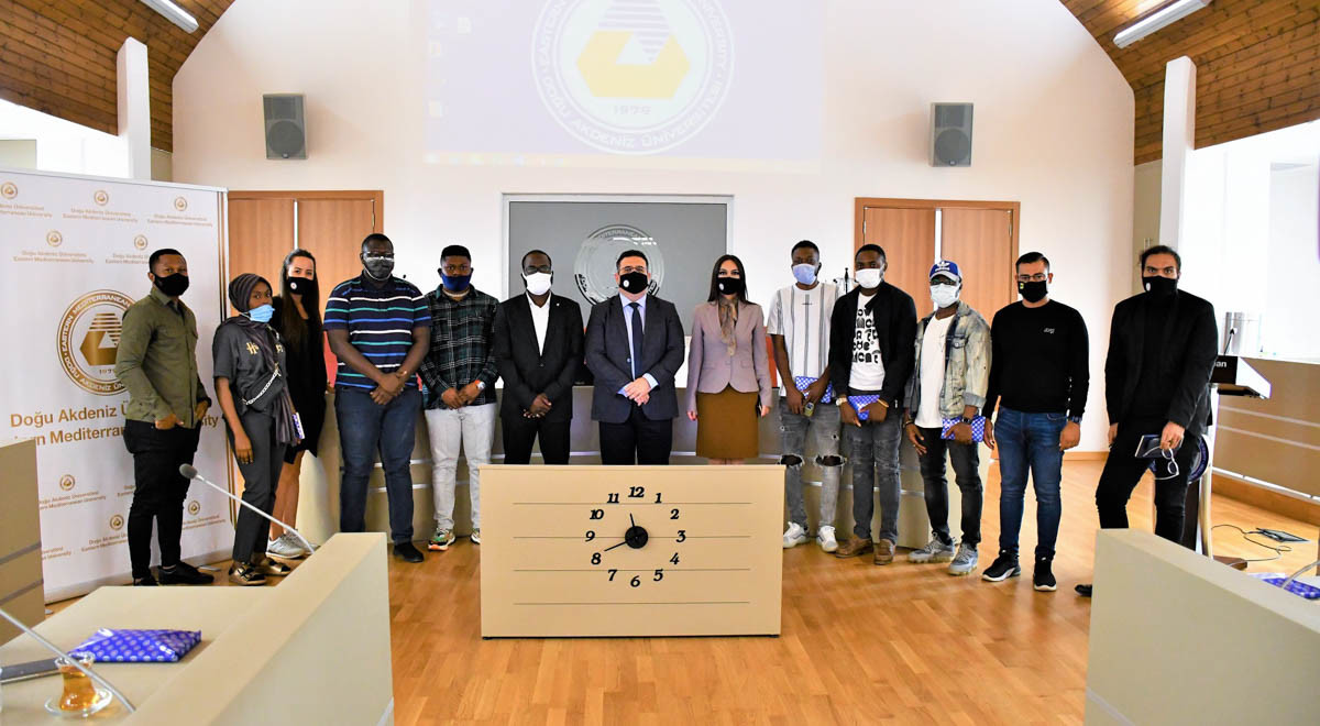 KKTC Ulusal Nijeryalı Öğrenciler Birliği’nden DAÜ Rektörlüğü’ne Ziyaret