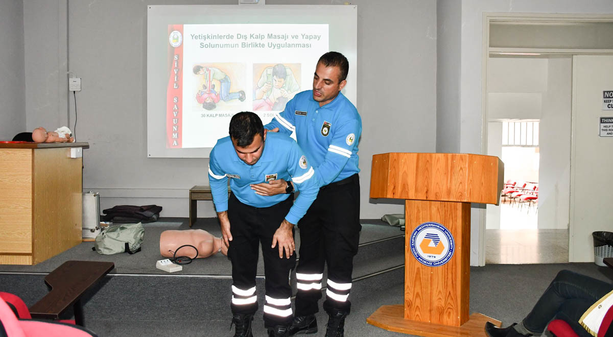 EMU Faculty of Tourism Gives First Aid, Emergency Response and Fire Fighting Training