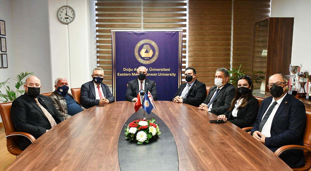 KKTC Milli Eğitim ve Kültür Bakanı  Olgun Amcaoğlu’ndan DAÜ’ye Ziyaret