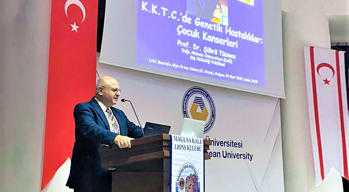 EMU Faculty of Dentistry Vice Dean Prof. Dr. Şükrü Tüzmen Talk About Pediatric Cancers in the TRNC