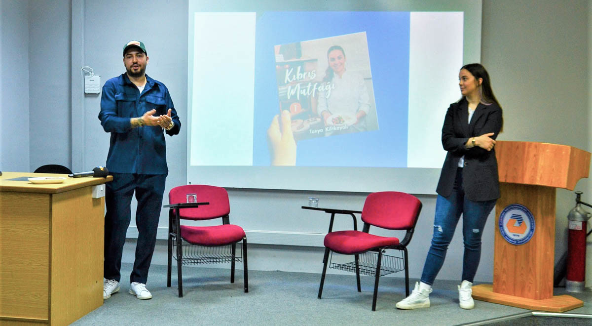 Masterchef Contestants Tanya Kilitkayalı and Uğur Yılmaz Deniz Meet with Tourism Faculty Students