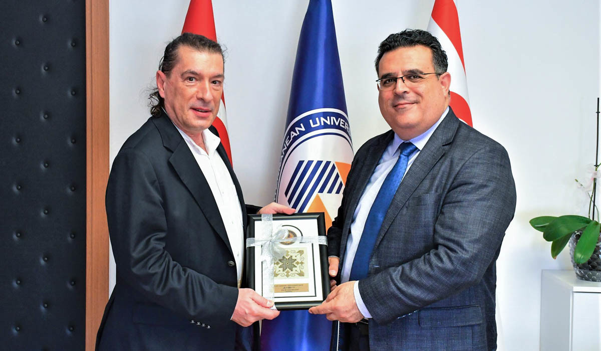 Education Writer Sadık Gültekin Visits EMU Rector Prof. Dr. Aykut Hocanın