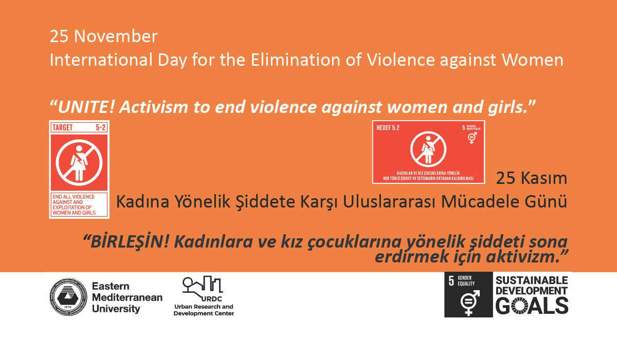 EMU URDC’s Message on 25 November International Day for the Elimination of Violence Against Women