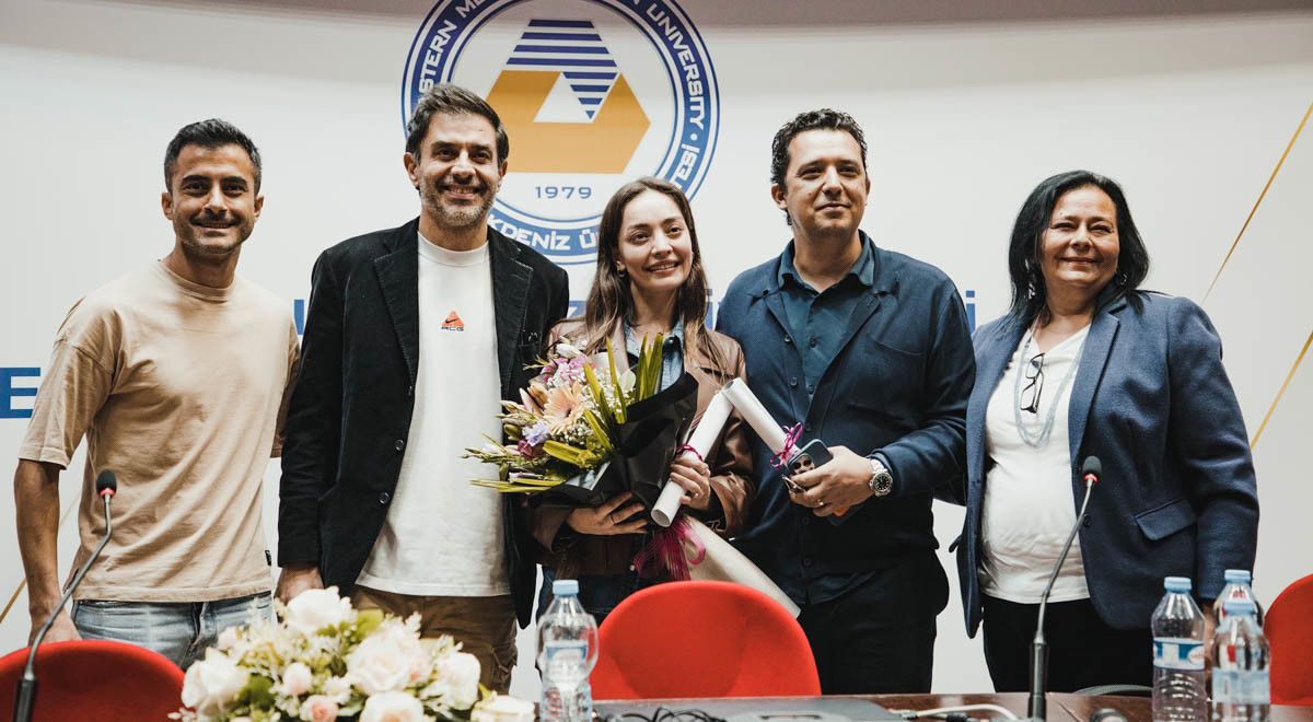 Ünlü Oyuncular Cansel Elçin ile Zeynep Tuğçe Bayat Elçin DAÜ Sinema ve Televizyon Bölümü Öğrencileriyle Buluştu