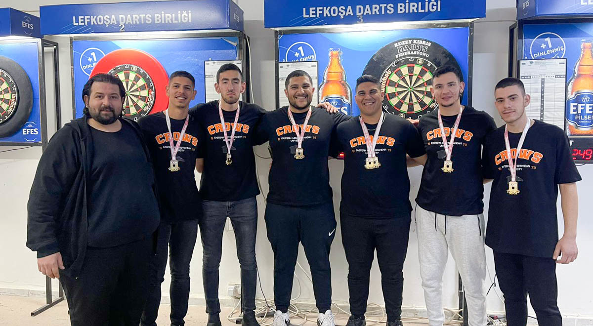 EMU Men’s Darts Team Becomes Champions for the 6th Time in a Row