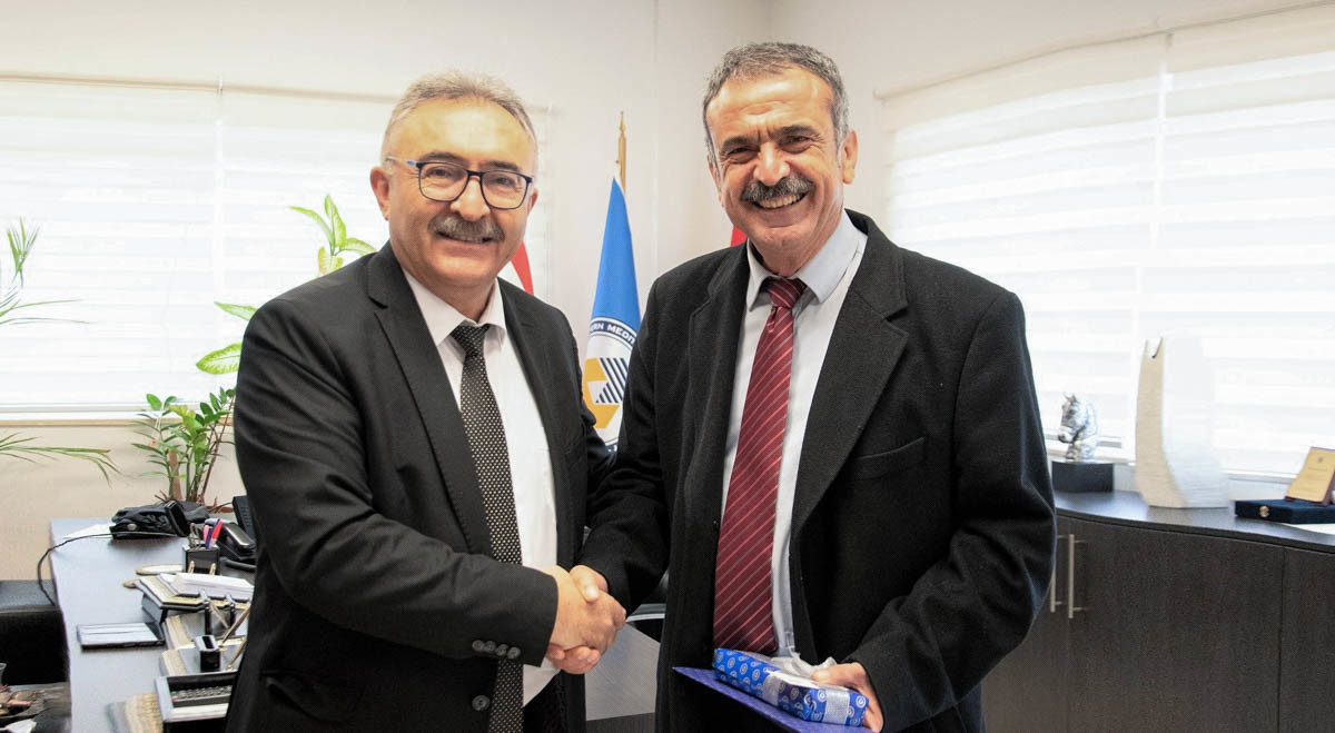 Gazimağusa Belediye Başkanı  Dr. Süleyman Uluçay’dan DAÜ VYK Başkanı  Dr. Erdal Özcenk’e Ziyaret
