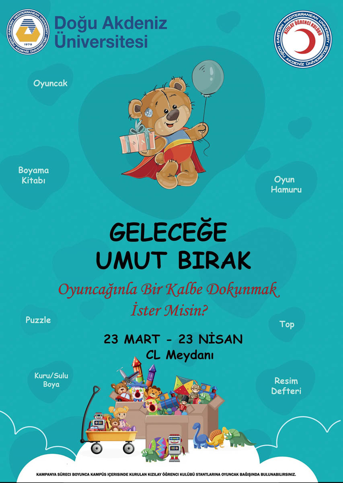 Toy Collection Campaign from EMU Red Crescent Student Club