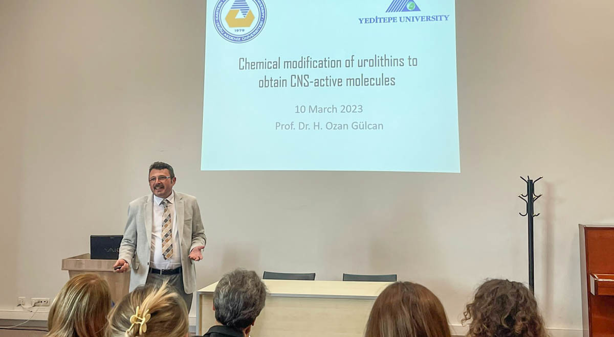 DAÜ Eczacılık Fakültesi Öğretim Üyesi Prof Dr. H. Ozan Gülcan Yeditepe Üniversitesi’nde Konferans Gerçekleştirdi