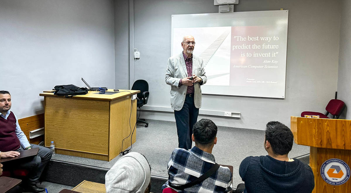 World Renowned Businessperson Nesim Levi Delivers the First Lecture at EMU Faculty of Tourism