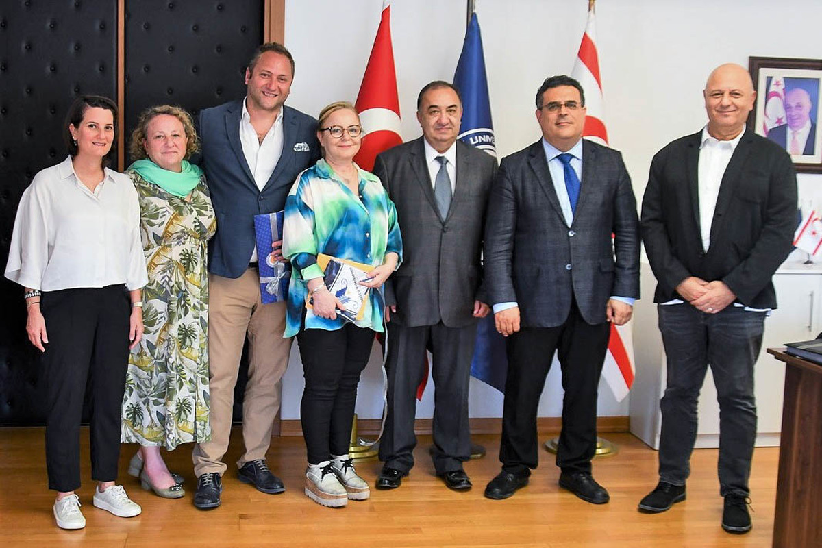 Marmara University Faculty of Dentistry Dean and Vice Dean Visited EMU Rector  Prof. Dr. Aykut Hocanın