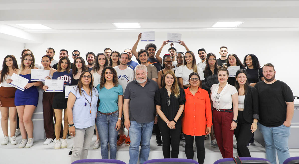 Successful Students of EMU Public Relations and Advertising Department Received Certificates