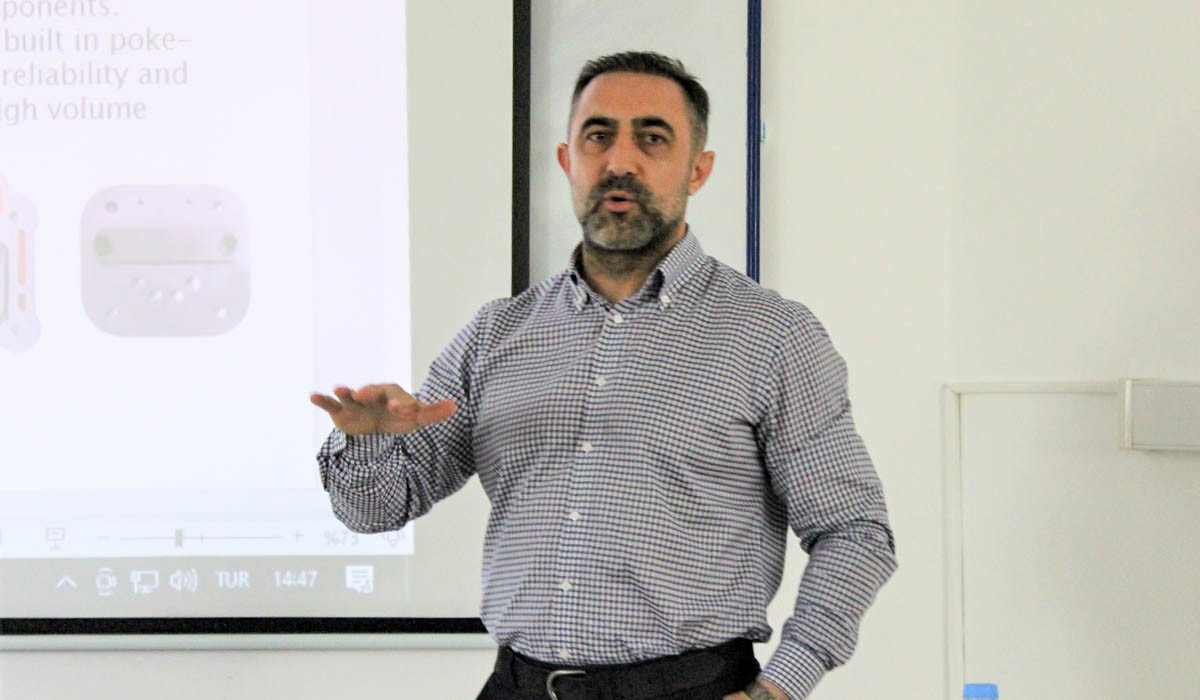 EMU Graduate and Valfsan Factory Director Erkan Korkmaz Gave a Seminar at EMU Department of Industrial Engineering