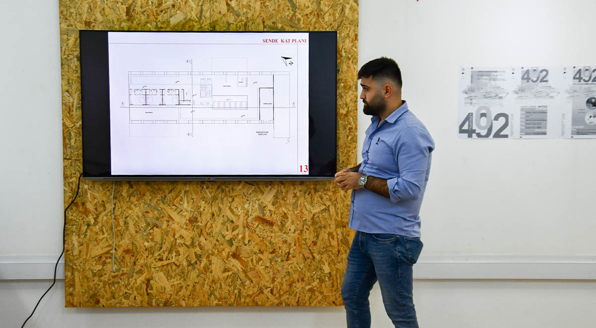 EMU Interior Architecture Department Holds an Event for Project Presentations and Final Lecture Presentation