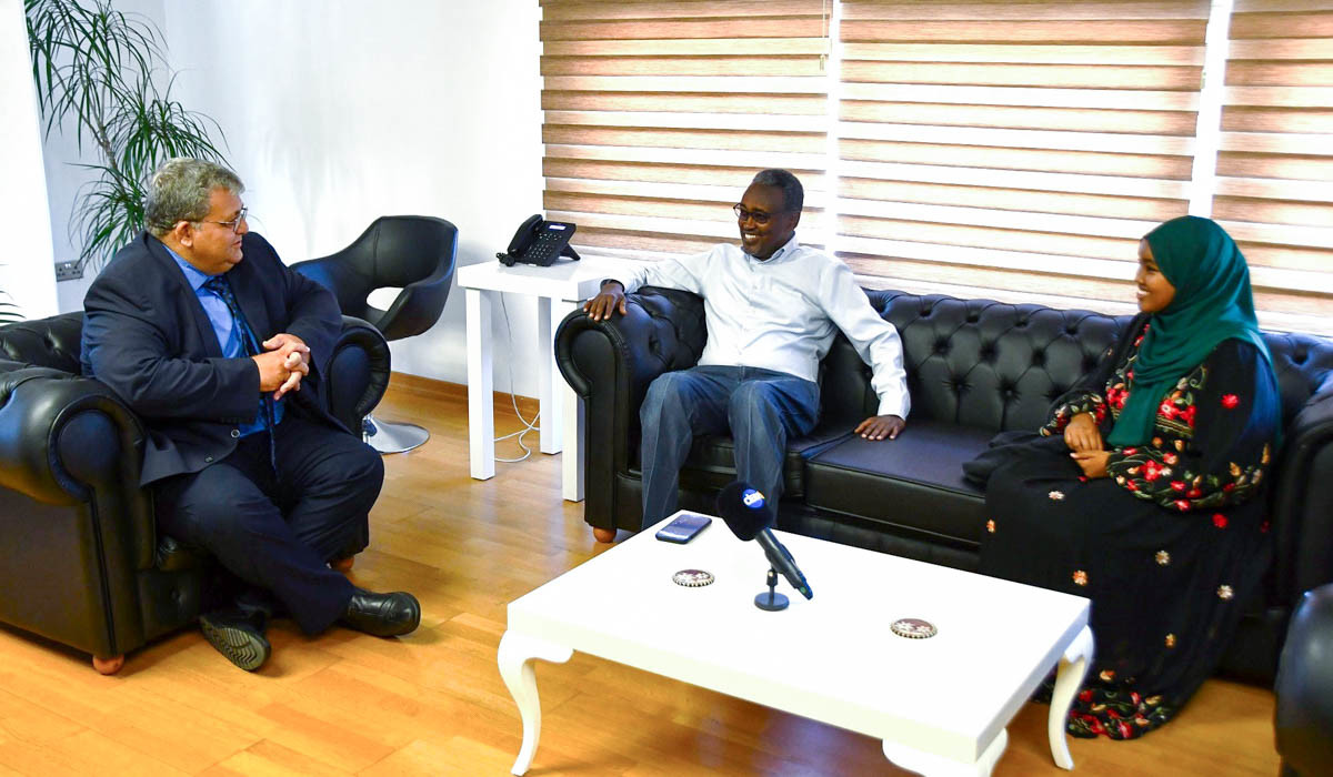 Former Executive Assistant of The President of Somalia Prof. Dr. Abdulkareem H. Jama Visits EMU Acting Rector Prof. Dr. Mustafa Tümer