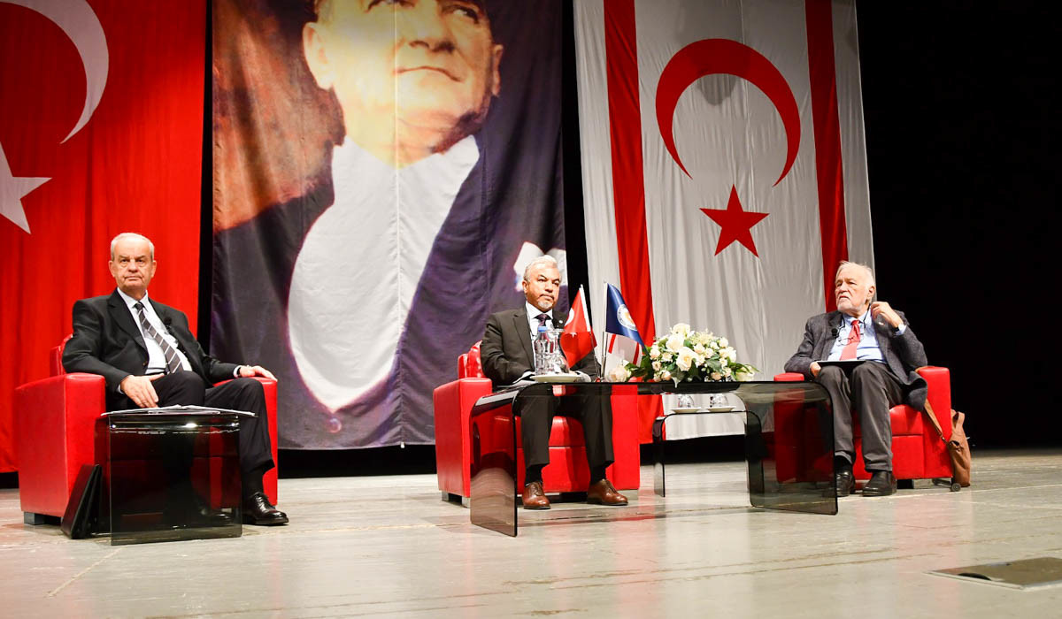 “The Republic at Its 100th Anniversary” Panel Takes Place at EMU with the Participation of TRNC Vice President Zorlu Töre