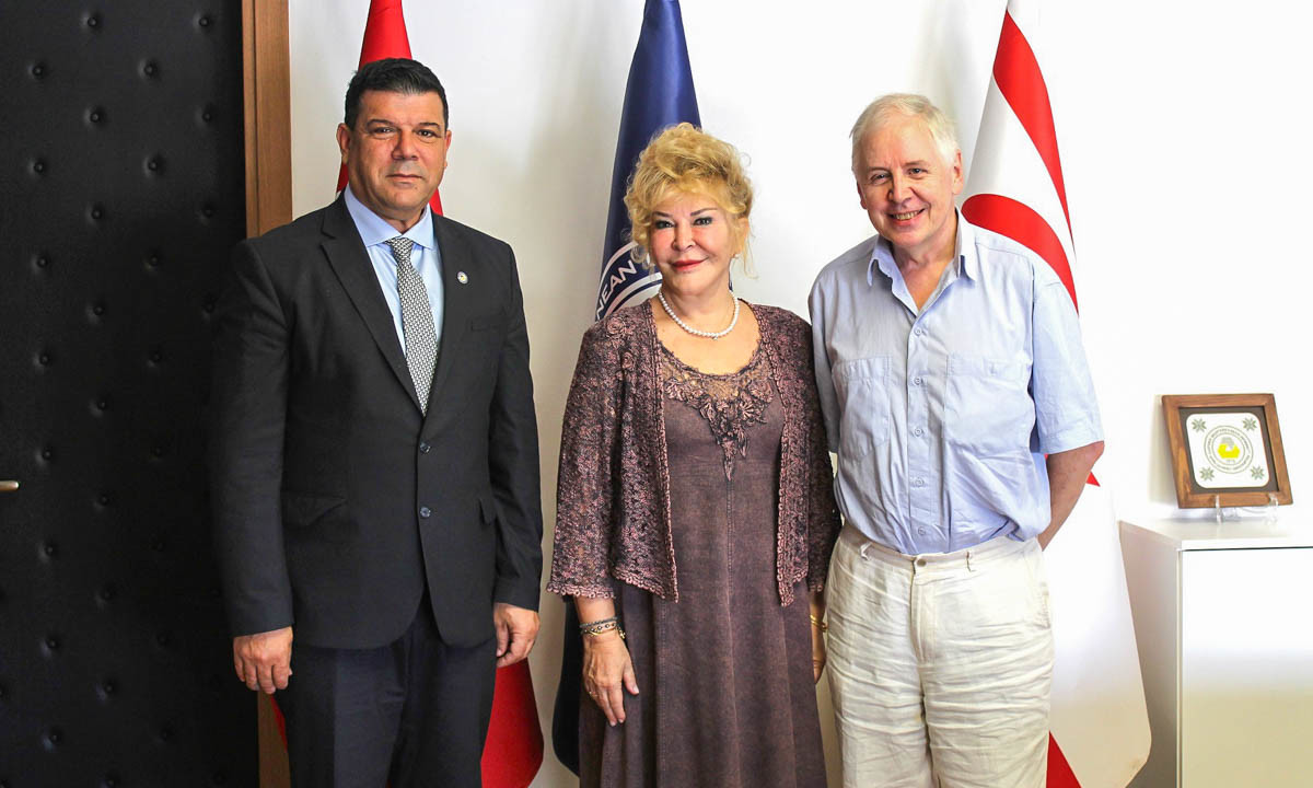World-Renowned Pianist Gülsin Onay Visits EMU Rector Prof. Dr. Hasan Kılıç