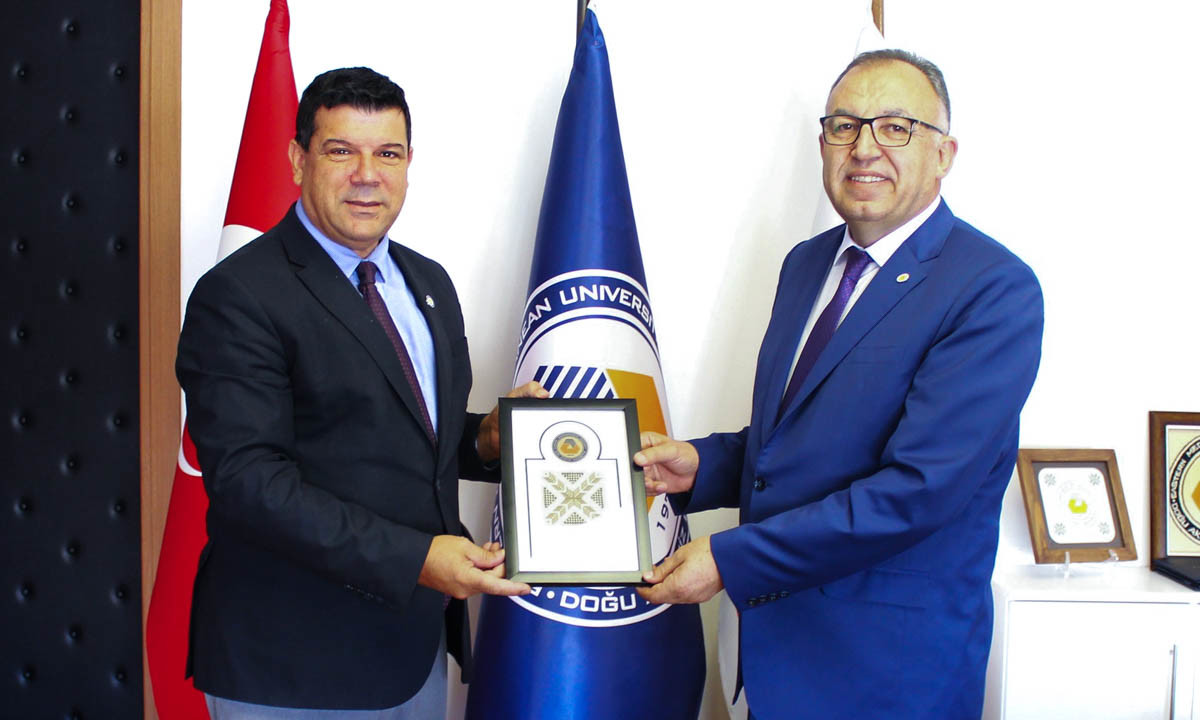 ITÜ – North Cyprus Rector Prof. Dr. Murat Sarı Visits EMU Rector Prof. Dr. Hasan Kılıç
