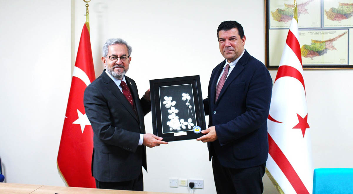 EMU Rector Prof. Dr. Hasan Kılıç Meets with Ankara University Rector Prof. Dr. Necdet Ünüvar