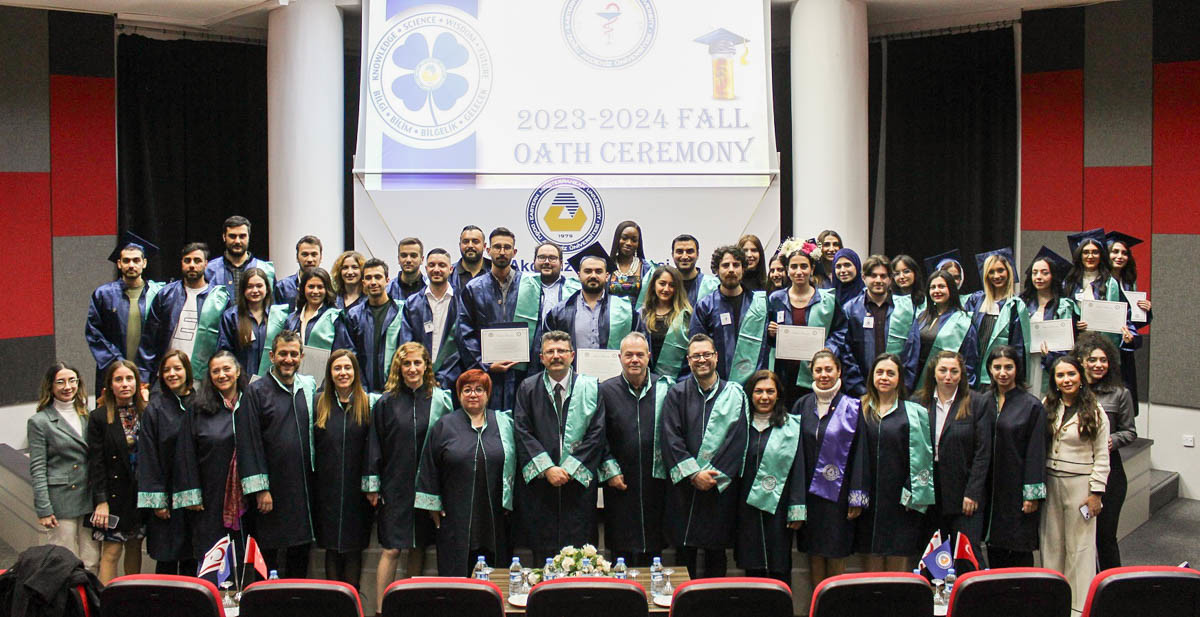 EMU Faculty of Pharmacy 2023 – 2024 Academic Year Fall Semester Graduates Take Their First Steps Into The Profession
