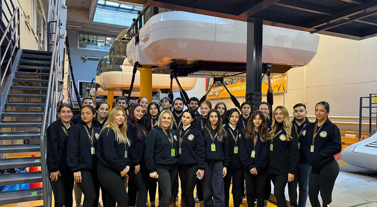 EMU Civil Aviation Cabin Services Program Students Succesfully Complete Emergency Mock-Up Training